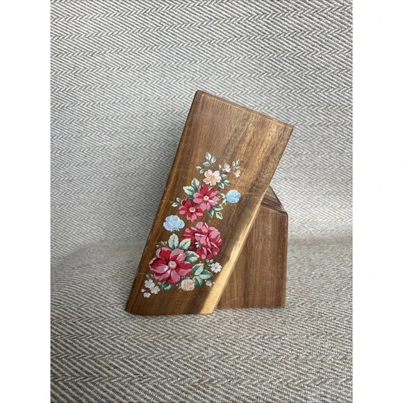 Pioneer Woman Vintage Floral 14pc Knife Block Set - Picture 4 of 12